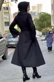 Kaşe Kaban Siyah thumbnail 5