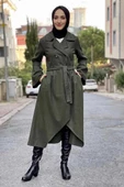 Kaşe Kaban Haki thumbnail 2