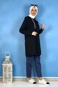 Fermuarlı Kap Siyah thumbnail 4