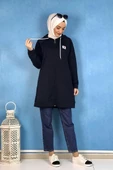 Fermuarlı Kap Lacivert thumbnail 1