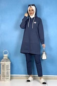 Fermuarlı Kap İndigo thumbnail 3