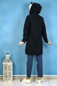 Fermuarlı Kap Siyah thumbnail 5