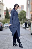 Kaşe Kaban İndigo thumbnail 4