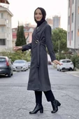 Kaşe Kaban Gri thumbnail 3