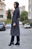 Kaşe Kaban Gri thumbnail 5