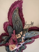 Kelebek mask duvar süsü thumbnail 2