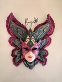 Kelebek mask duvar süsü thumbnail 1