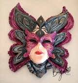 Kelebek mask duvar süsü thumbnail 3