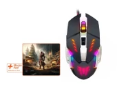 PGS303 GAMING MOUSE + MOUSE PAD thumbnail 1