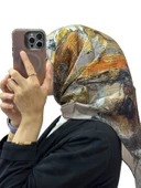 AKER İPEK KREP SATEN EŞARP 8939701 thumbnail 4