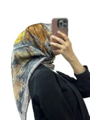 AKER İPEK KREP SATEN EŞARP 8939701 thumbnail 5
