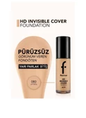 Flormar Invisible Cover HD Foundation 080 Soft Beige thumbnail 5