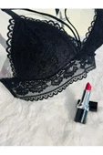 Siyah Bralet Sütyen Dantel İşlemeli thumbnail 4