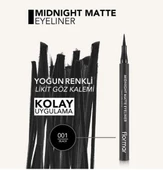 Flormar Midnight Matte Eyeliner Black 001 thumbnail 5