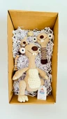Buz Devri Sid Amigurumi Organik Oyuncak Yeni Doğan Hediye Seti thumbnail 3