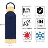 Igloo Hydrate Pro Termos 500ml-LACİVERT thumbnail 12