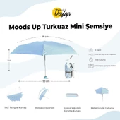 Biggdesign Moods Up Turkuaz Mini Şemsiye thumbnail 12