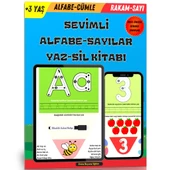 Sevimli Alfabe-Sayılar YAZ-SİL Kitabı thumbnail 1