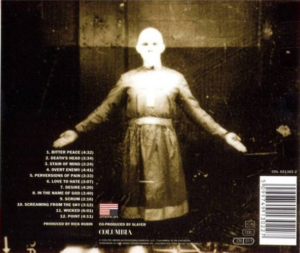 SLAYER - DIABOLUS IN MUSICA (CD) (1998) ürün görseli 1