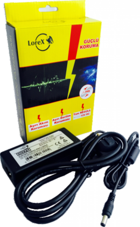 LOREX LR-GUCSW5 12V 5A Kamera LED Adaptörü ürün görseli 1