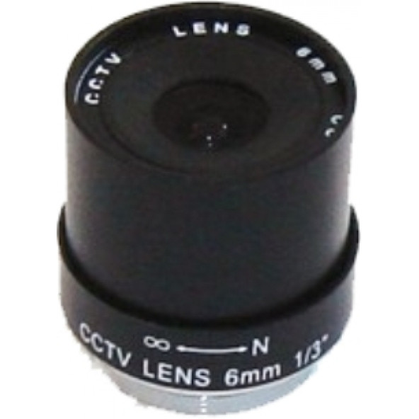 3MK-FL6 6mm Sabit İris CCTV Lens ürün görseli 1