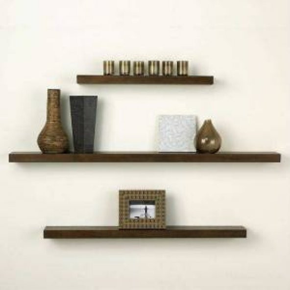 3'LÜ DUVAR RAF SETİ 40*60*80(25) - Resim 2