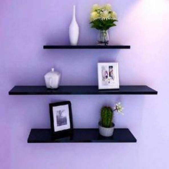 3'LÜ DUVAR RAF SETİ 40*60*80(25) - Resim 3