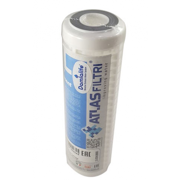 Damlalife Atlas Italyan 10''inç  Yıkanabilir 50 Micron Tortu Filtresi ürün görseli 1