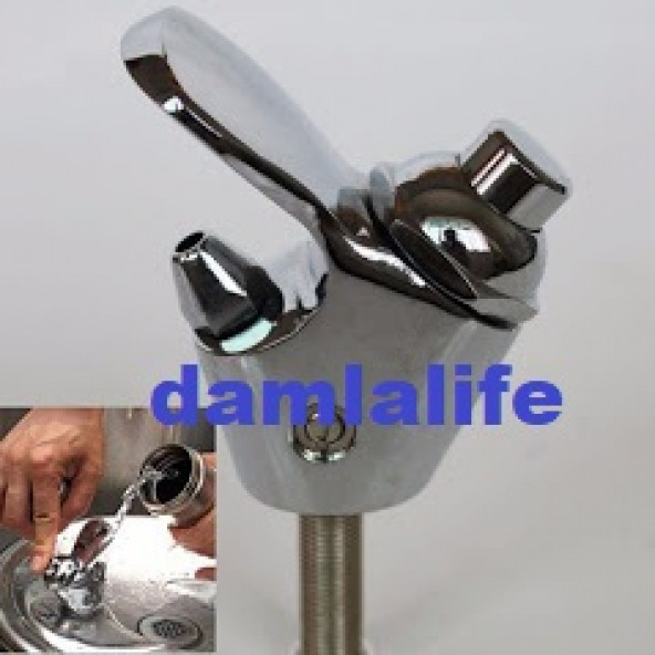 Damlalife basmalı fışkırtmalı musluk ürün görseli 1