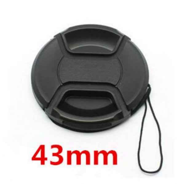 Ayex Snap On Lens Kapağı Objektif Kapağı Bağcıklı 43 MM ürün görseli 1