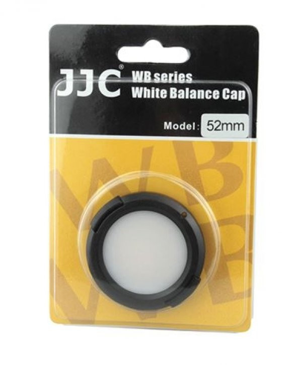 52mm JJC BEYAZ AYAR KAPAĞI, WHITE BALANCE CAP ürün görseli 1