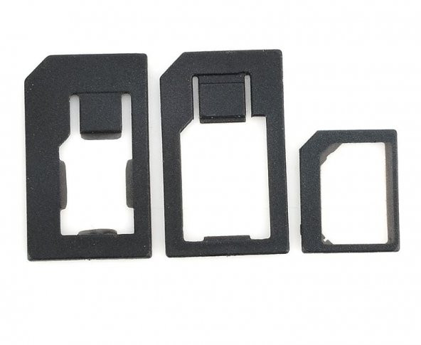 Nano ve Micro Sim Kartları için Sim Kartı Adaptörü - Resim 3