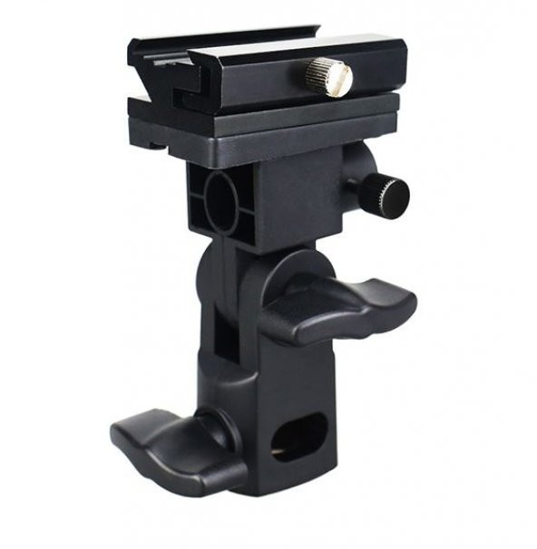 Flash Shoe Umbrella Holder Swivel Light Stand ürün görseli 1