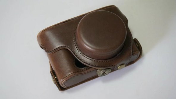 OLYMPUS XZ-1, XZ1 İÇİN TAŞIMA ÇANTASI KAHVERENGİ ürün görseli 1