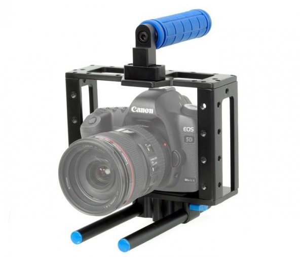 Canon EOS 5D Mark II, III , 7D, 60D İçin Camera Cage C1 - Resim 2