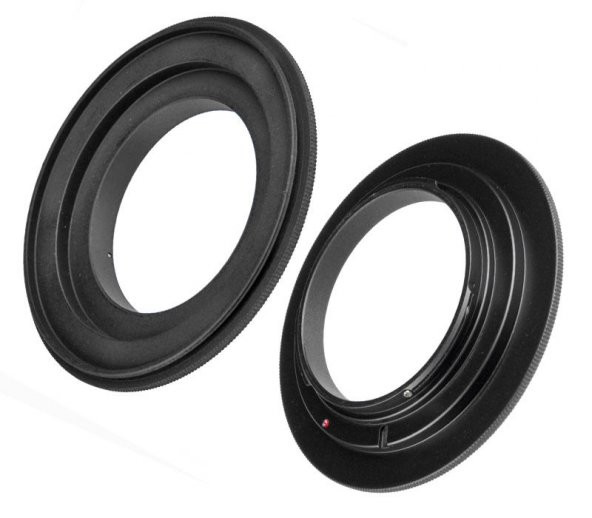 CANON EOS MAKİNALAR İÇİN 62MM TERS OBJEKTİF ADAPTÖRÜ - Resim 2