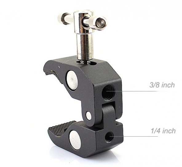 Super Crab Clamp DSLR Rig, Magic Arm VB. İçin - Resim 6