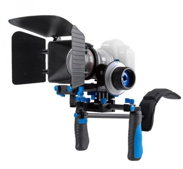 DSLR Rig Film Seti RL-02 + Followfoucs + Mattebox ürün görseli 1