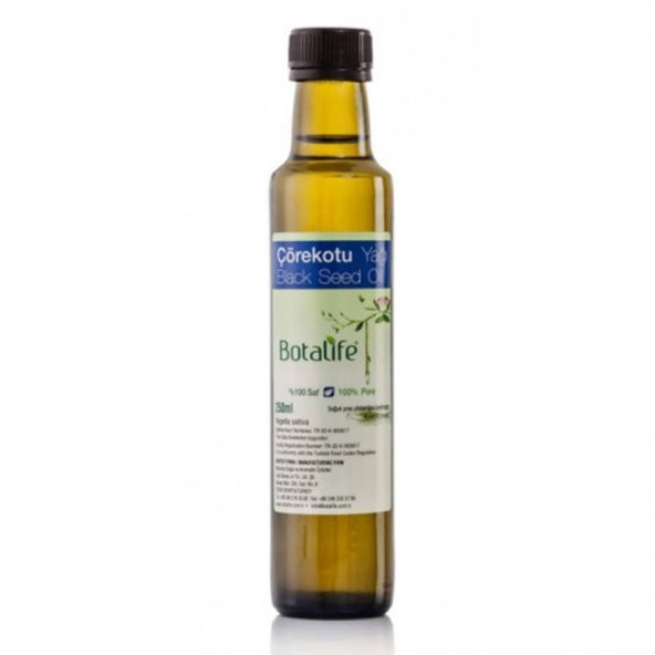 Botalife Çörekotu Yağı 250ml - Soğuk Pres Çörek Otu Yağı 250 ml ürün görseli 1