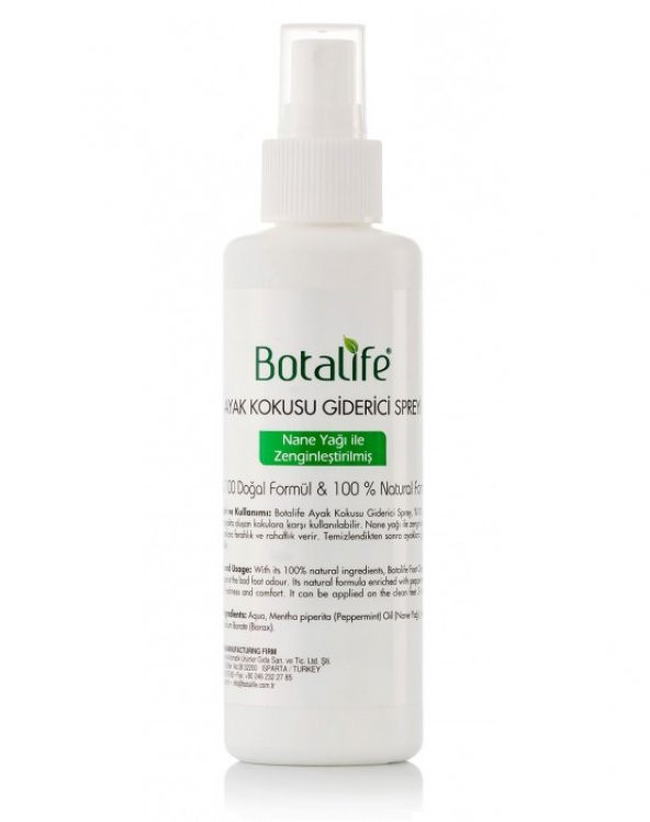 Botalife Ayak Kokusu Giderici Sprey 150ml ürün görseli 1