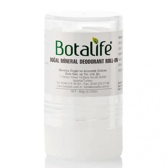 Botalife Doğal Mineral Deodorant Roll-On 60g ürün görseli 1