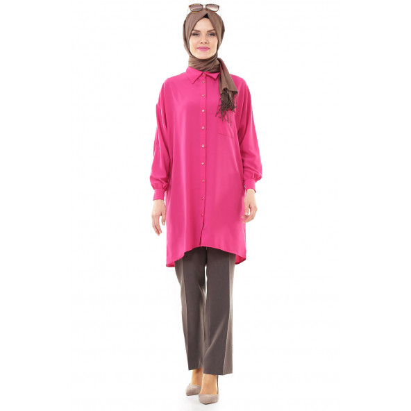 BAYAN BÜYÜK BEDEN PANTALON NORMAL BEL 1548 VİZON ürün görseli 1