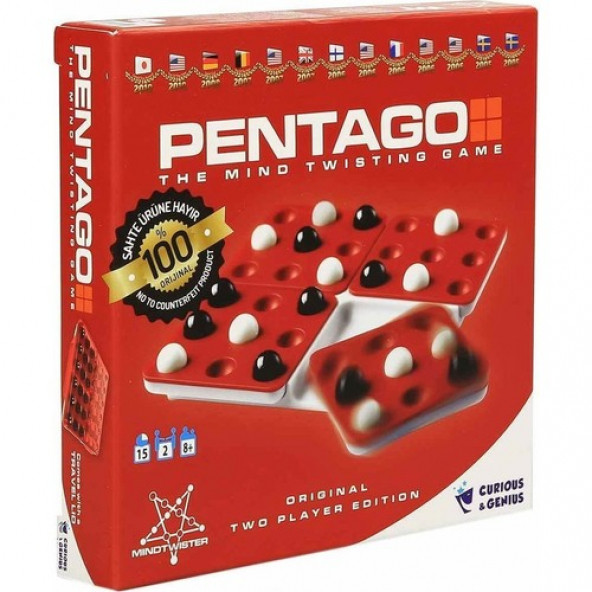 PENTAGO - EĞİTİCİ STRATEJİ ve ZEKA OYUNU ürün görseli 1