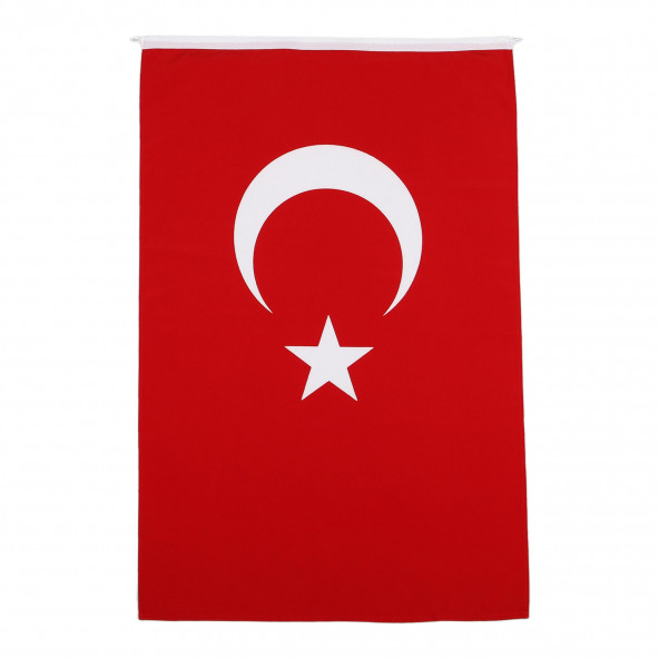 Türk Bayrağı 80x120 cm Alpaka Kumaş ürün görseli 1