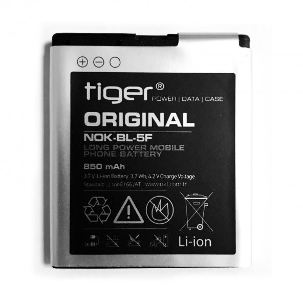 Tiger Nokia BL-5F Batarya 850 mAh ürün görseli 1