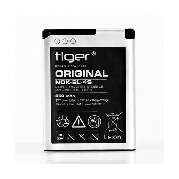 Tiger Nokia BL-4S Batarya 850 mAh ürün görseli 1