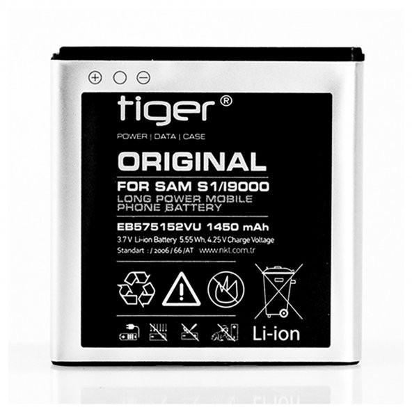 Tiger Samsung I9000 / I9003 EB575152VU Batarya 1450 mAh ürün görseli 1