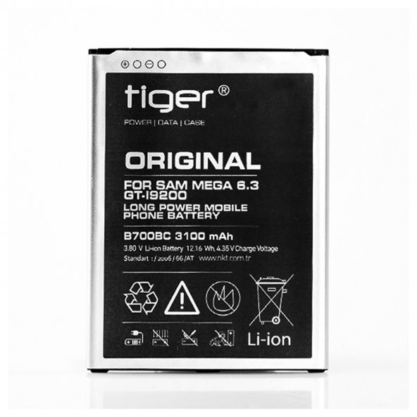 Tiger Samsung Galaxy Mega (I9200) B700BC Batarya 3100 mAh ürün görseli 1