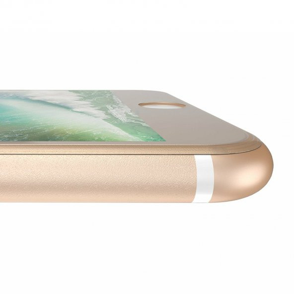 Bufalo iPhone 6 Plus Metal Kenarlı Cam Ekran Koruyucu Gold ürün görseli 1