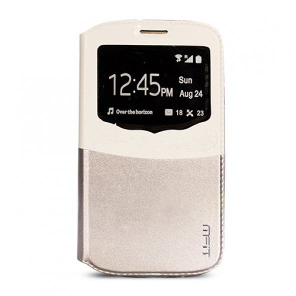 Samsung I9300 S3 MFIT Standlı Kılıf Gri ürün görseli 1